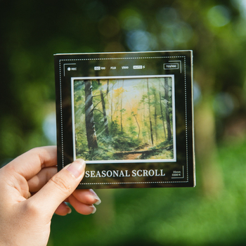 Χαρτί φόντου ημερολογίου — A Beautiful Day, σειρά Seasonal Picture Scroll με θέμα τοπίο, ελαφρύ χαρτί, διαδικασία εκτύπωσης, χωρίς λογότυπο, χωρίς εξατομίκευση