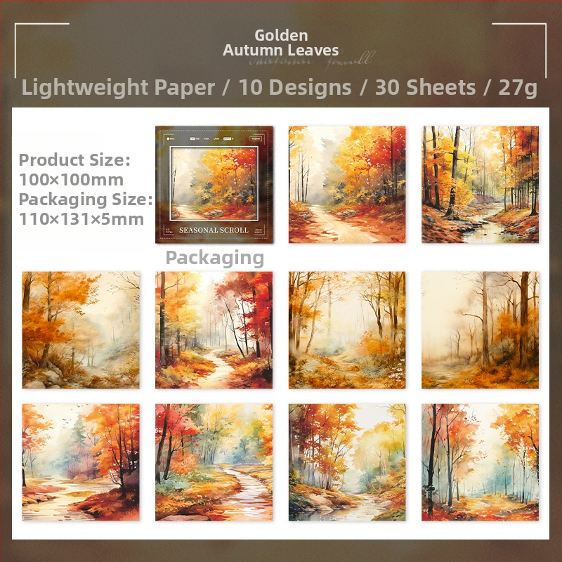 Χαρτί φόντου ημερολογίου — A Beautiful Day, σειρά Seasonal Picture Scroll με θέμα τοπίο, ελαφρύ χαρτί, διαδικασία εκτύπωσης, χωρίς λογότυπο, χωρίς εξατομίκευση