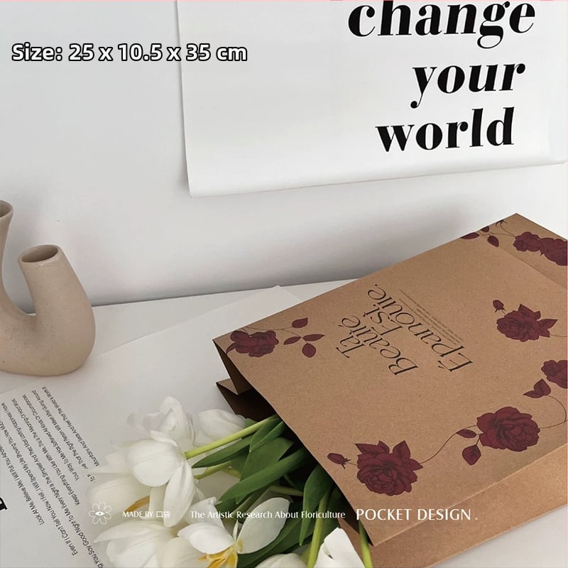 Kraft popieriaus maišo rekvizitas gėlių kompozicijoms ir fotografavimui | Medžiaga: Kita; Rankų darbas: Kita; Tipas: Kita; IP leidimas: Ne