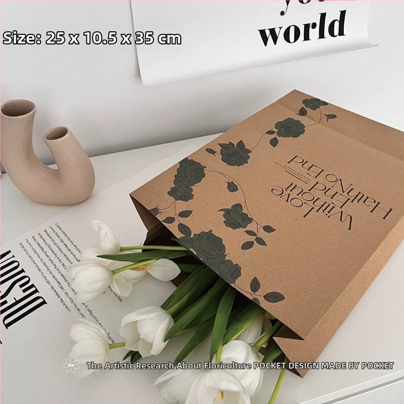 Kraft popieriaus maišo rekvizitas gėlių kompozicijoms ir fotografavimui | Medžiaga: Kita; Rankų darbas: Kita; Tipas: Kita; IP leidimas: Ne