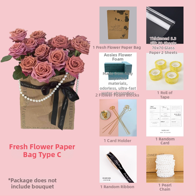 Kraft popieriaus maišo rekvizitas gėlių kompozicijoms ir fotografavimui | Medžiaga: Kita; Rankų darbas: Kita; Tipas: Kita; IP leidimas: Ne