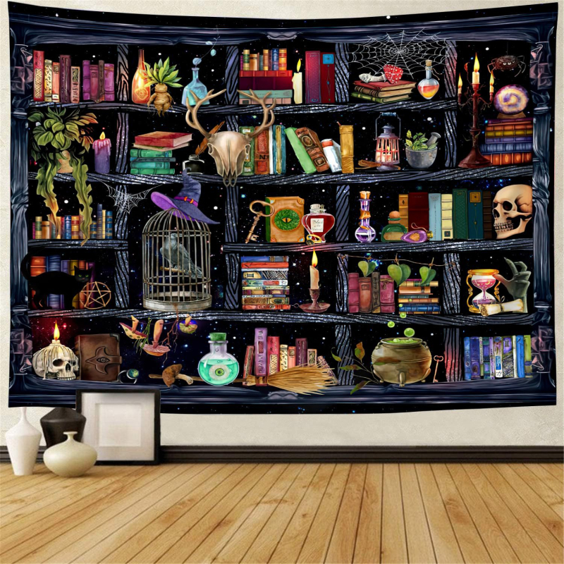 Sienos gobelenas – stačiakampis, 100% poliesteris, Skandinavijos stilius, skaitmeninis šilumos perkėlimas, galima skalbti mašinoje