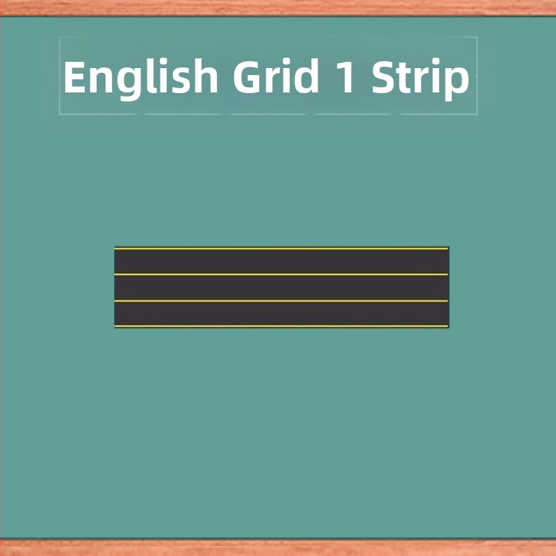 Magnėzinė rašomoji lenta su mediniu paneliu, vienpusė; prekė Other; specifikacija Other; rašymo tinkleliai su keturiomis ir trimis eilutėmis