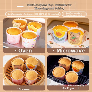 Θήκες για μαφίν από χαρτί, κατηγορία: χαρτί ψησίματος, στυλ: μοντέρνα απλότητα, επίστρωση: Άλλο, υλικό: προεπιλεγμένο