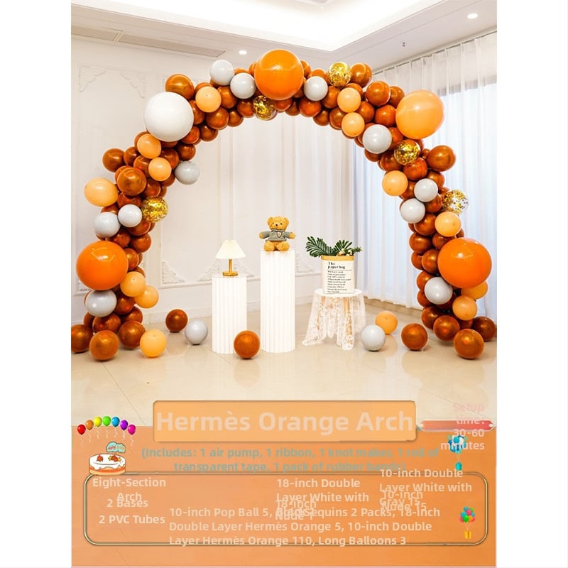 Latekso balionų arkos stulpas, ateivio formos, prekė Quiet, be logotipo, baliono tipas: latekas