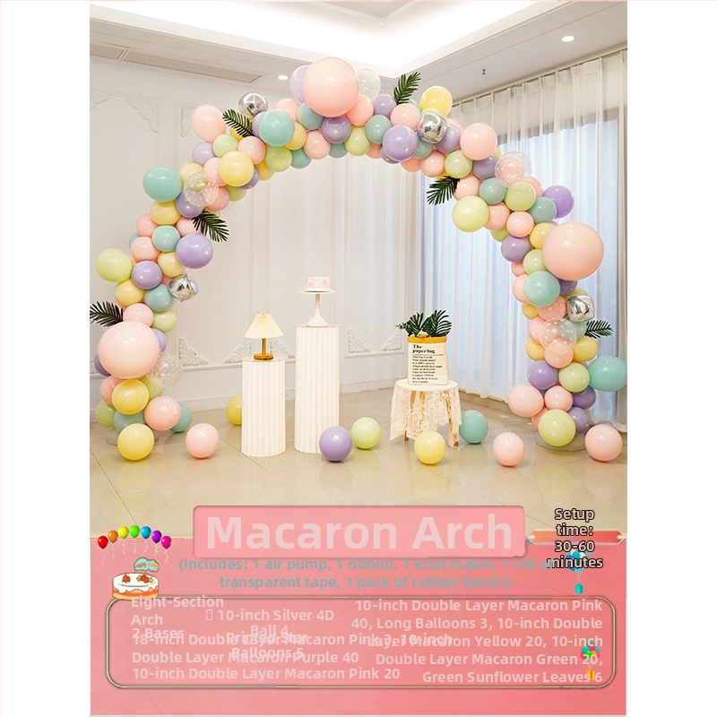 Latekso balionų arkos stulpas, ateivio formos, prekė Quiet, be logotipo, baliono tipas: latekas