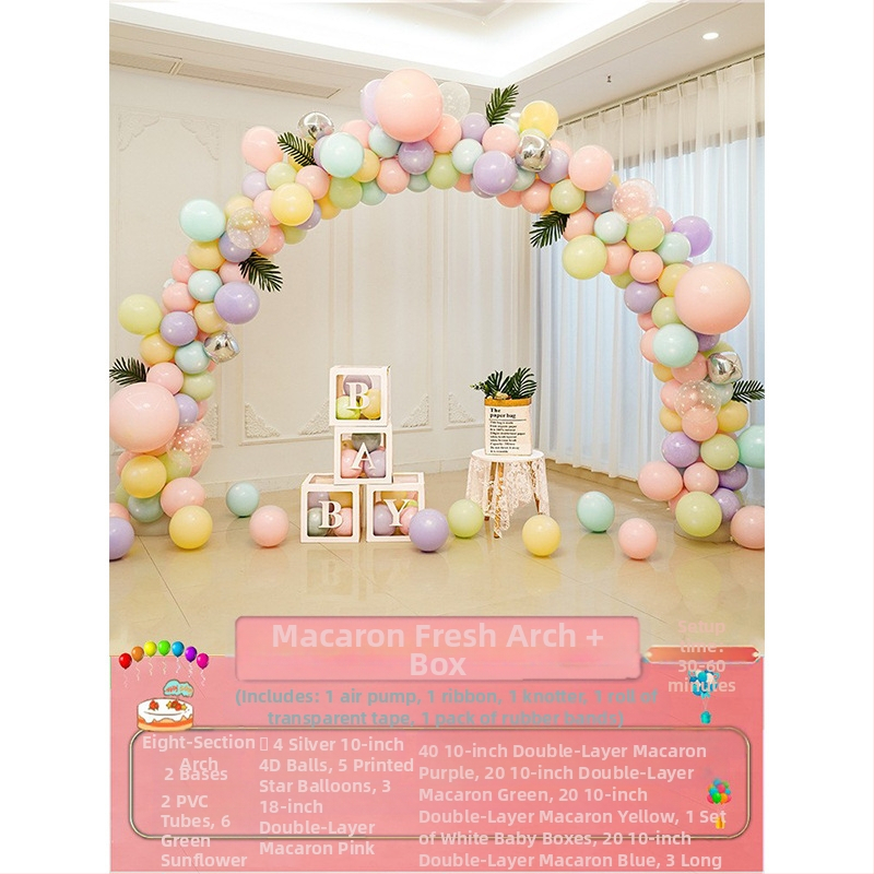 Latekso balionų arkos stulpas, ateivio formos, prekė Quiet, be logotipo, baliono tipas: latekas