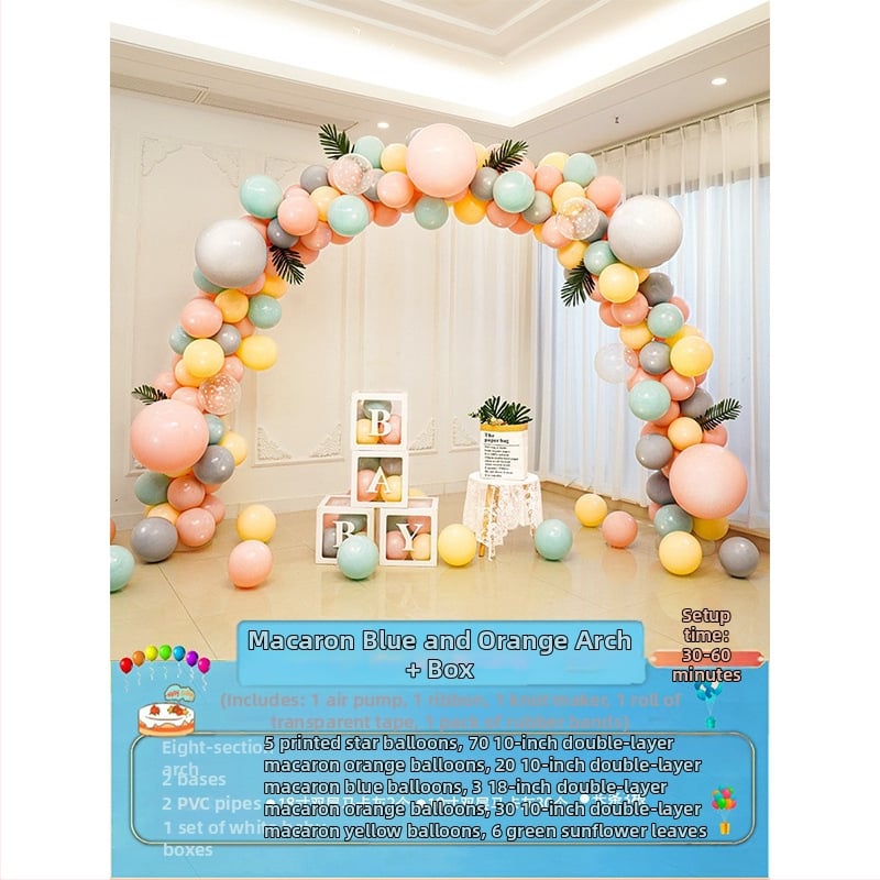 Latekso balionų arkos stulpas, ateivio formos, prekė Quiet, be logotipo, baliono tipas: latekas