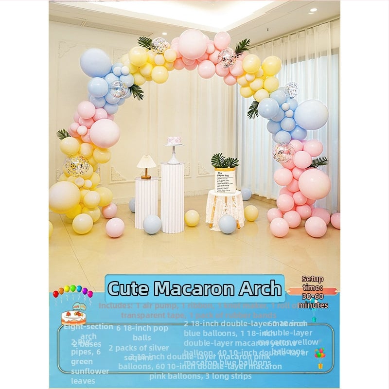 Latekso balionų arkos stulpas, ateivio formos, prekė Quiet, be logotipo, baliono tipas: latekas