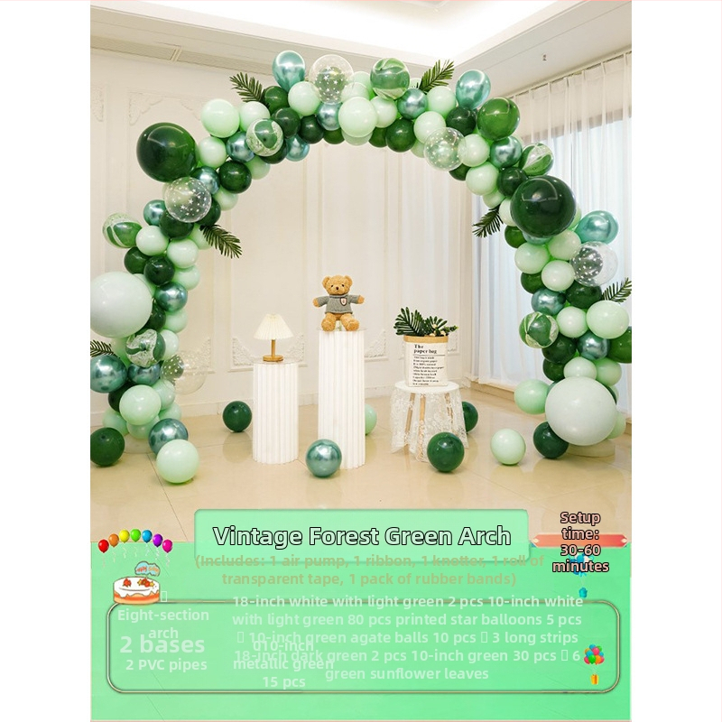 Latekso balionų arkos stulpas, ateivio formos, prekė Quiet, be logotipo, baliono tipas: latekas