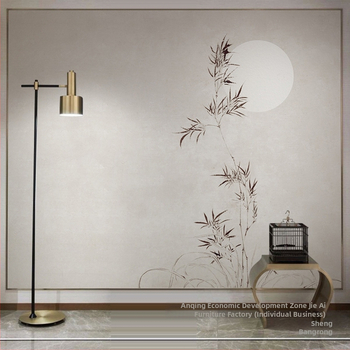 Šilko sienų tapetai – Naujasis Kinų stilius, drėgmei atsparūs, 3 sluoksnių konstrukcija, rašto tipas