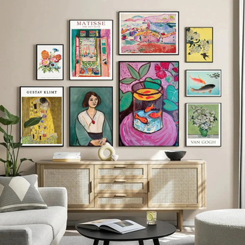 Yan He декоративна картина на платно – безрамково монтиране, платно като основен материал, теми: пейзажи, фигури, абстракция, растения; персонализация по заявка