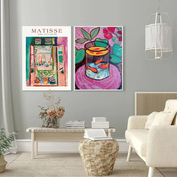 Διακοσμητικό καμβά ζωγραφιά Yan He – χωρίς πλαίσιο τοποθέτηση, καμβάς ως βασικό υλικό, θέματα: τοπία, φιγούρες, αφηρημένο, φυτά · δυνατότητα προσαρμογής