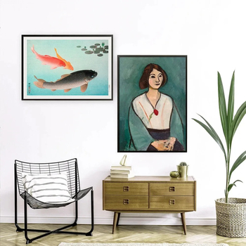 Διακοσμητικό καμβά ζωγραφιά Yan He – χωρίς πλαίσιο τοποθέτηση, καμβάς ως βασικό υλικό, θέματα: τοπία, φιγούρες, αφηρημένο, φυτά · δυνατότητα προσαρμογής