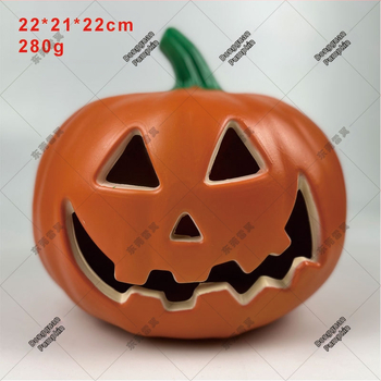 Декоративна пластмасова тиква с дизайн на череп за Хелоуин и Коледа, изработена чрез Blow Molding; Материал: пластмаса; Процес: Blow Molding; Приложими празници: Хелоуин, Коледа