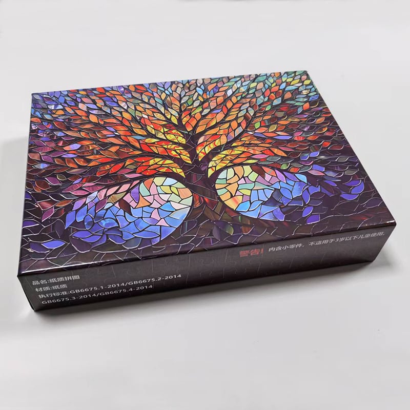 1000 dalių popierinė dėlionė, plokščio dizaino, amžius 14+