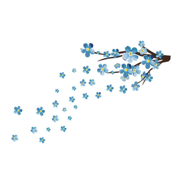 PVC διακοσμητικό αυτοκόλλητο τοίχου με μοτίβο φυτών, στυλ Νέας Κίνας, αυτοκόλλητο τοίχου για σαλόνι/υπνοδωμάτιο/γραφείο KL39020