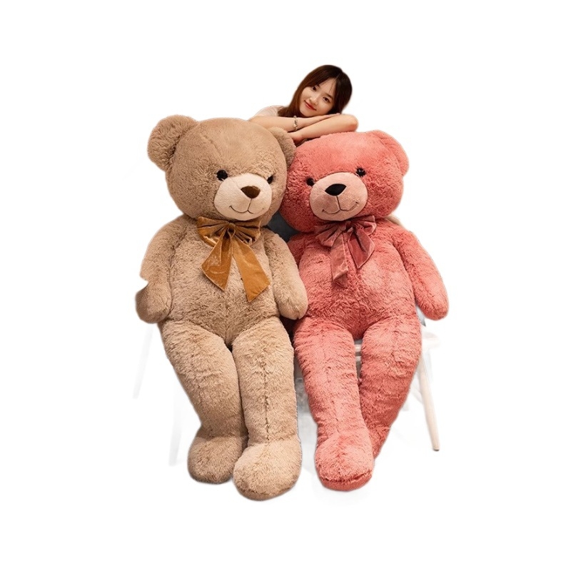 Meškiukas pliušinis – minkštas pliušinis meškiukas su PP vatos užpildais, įpakuotas į tinklinį maišą, nuo 14 metų, daugiafunkcinis