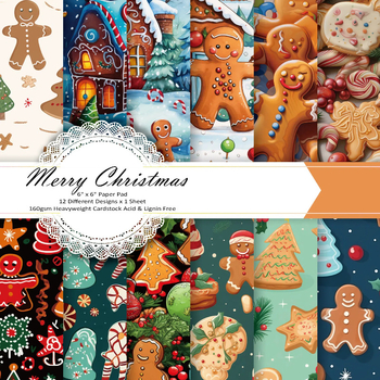Χαρτόνι φόντου με θέμα το Ανθρωπάκι από μπισκότο τζίντζερ για χειροτεχνίες – βιντάζ χειροποίητο χαρτί για κάρτες, 157gsm επικάλυψη καλύψεως + 160gsm εσωτερικό, 12 φύλλα ανά σετ (επιλογές: 24 φύλλα 40g, 36 φύλλα 80g, 120g)