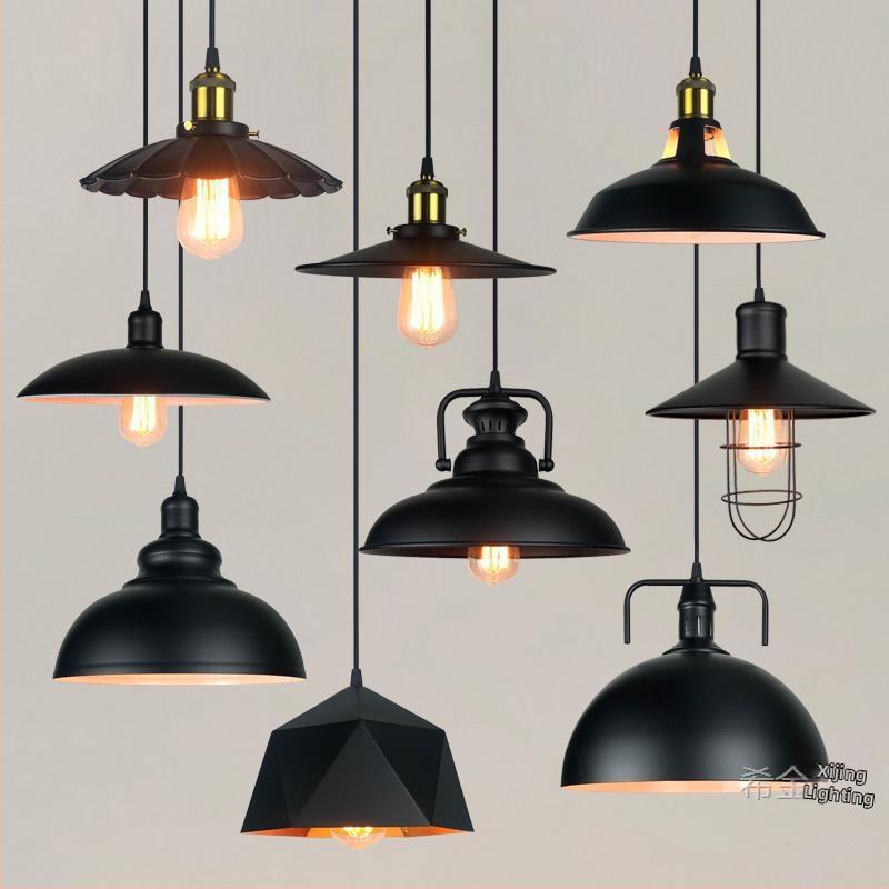 Željezni luster s LED svjetlom, jedne glave, pogodan za hodnik i restoran