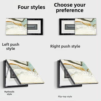 Διακοσμητικός πίνακας σε σκανδιναβικό ύφος για κουτί μέτρησης, με κάδρο PS, ζωγραφισμένος με λάδι σε καμβά, μονής κομμάτι, κατάλληλος για το σαλόνι