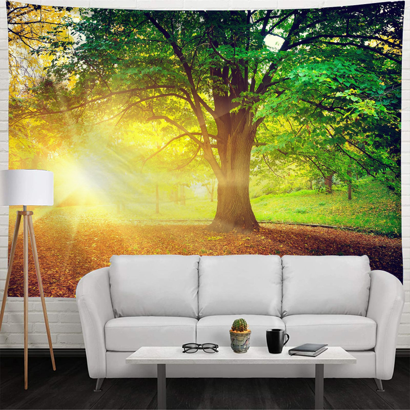 100% poliesterio gobelenas, geometrinis abstraktus raštas, stačiakampio formos, mašininis audimas, dekoratyvinis sienos gobelenas