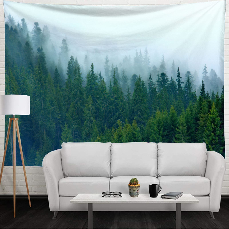 100% poliesterio gobelenas, geometrinis abstraktus raštas, stačiakampio formos, mašininis audimas, dekoratyvinis sienos gobelenas