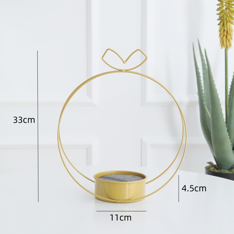 Metalni koš za cvijeće, umjetnost željeza, skandinavski minimalistički stil, za stolni, podni ili viseći prikaz