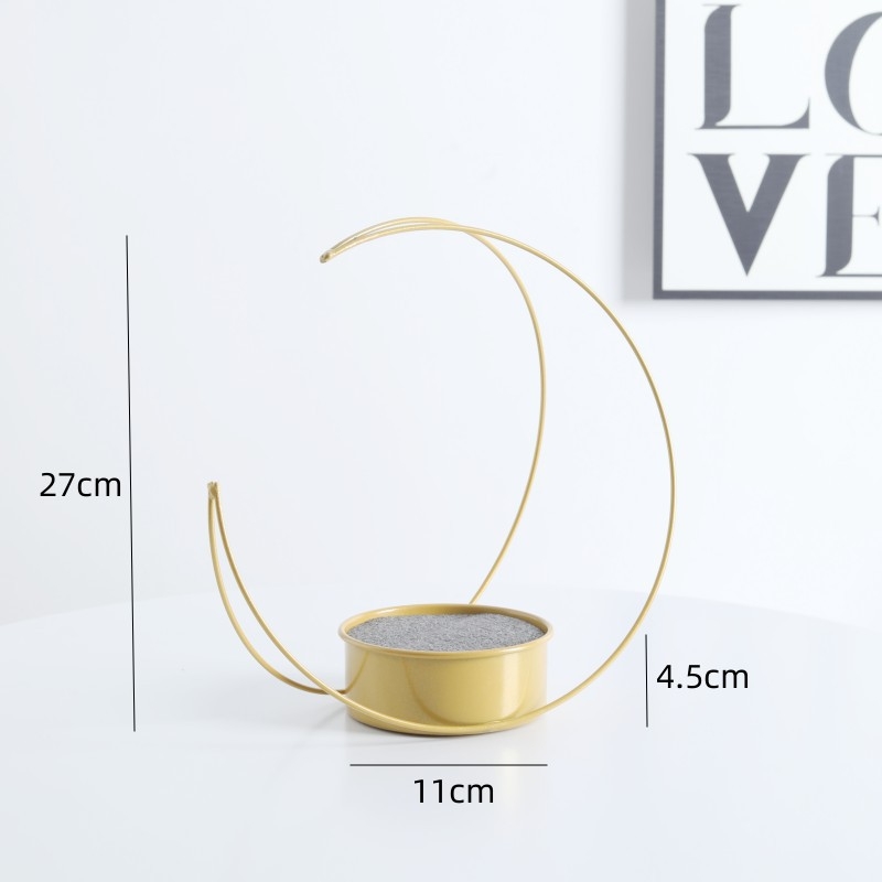 Metalni koš za cvijeće, umjetnost željeza, skandinavski minimalistički stil, za stolni, podni ili viseći prikaz