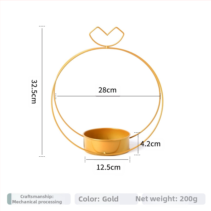 Metalni koš za cvijeće, umjetnost željeza, skandinavski minimalistički stil, za stolni, podni ili viseći prikaz