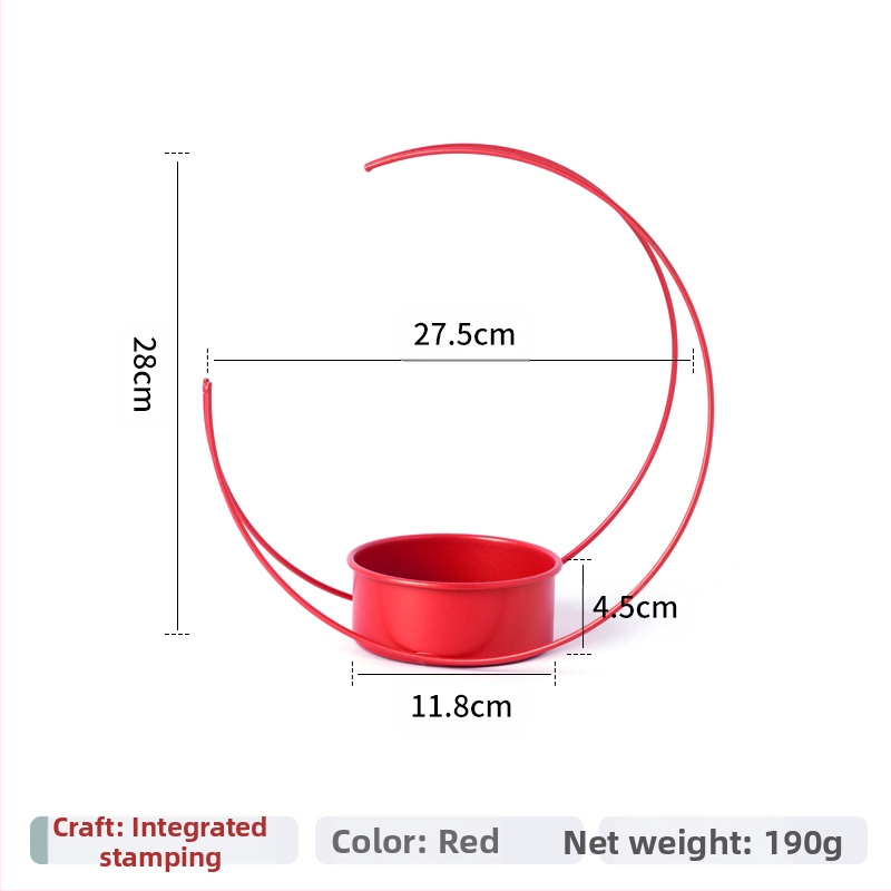 Metalni koš za cvijeće, umjetnost željeza, skandinavski minimalistički stil, za stolni, podni ili viseći prikaz