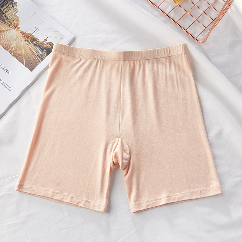 Moteriški viskozės nėriniai saugūs šortai su vidutiniu juosmeniu, medvilnės pamušalas, greitas džiovinimas