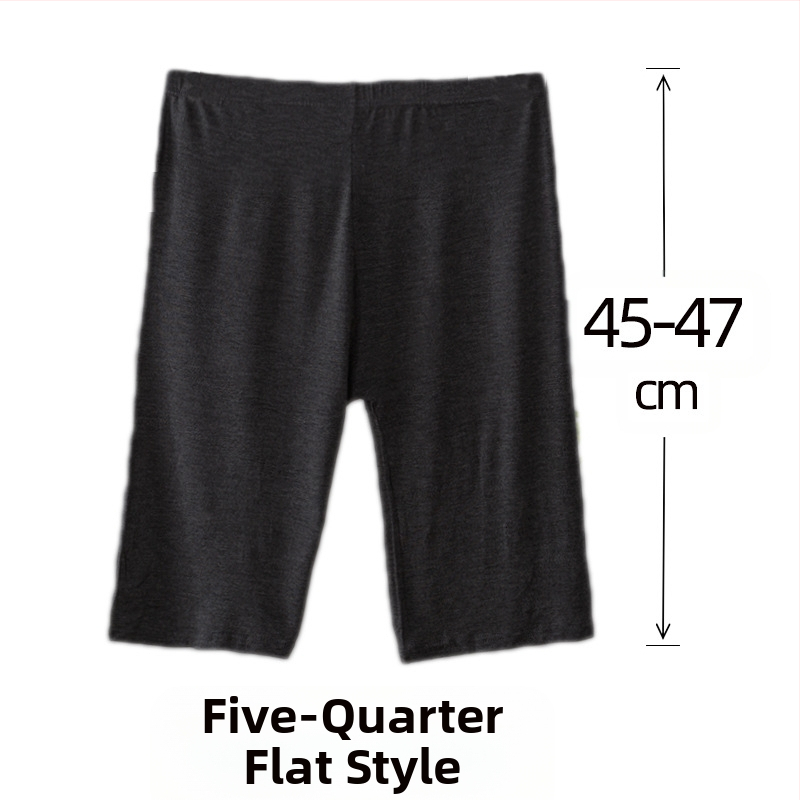 Moteriški viskozės nėriniai saugūs šortai su vidutiniu juosmeniu, medvilnės pamušalas, greitas džiovinimas