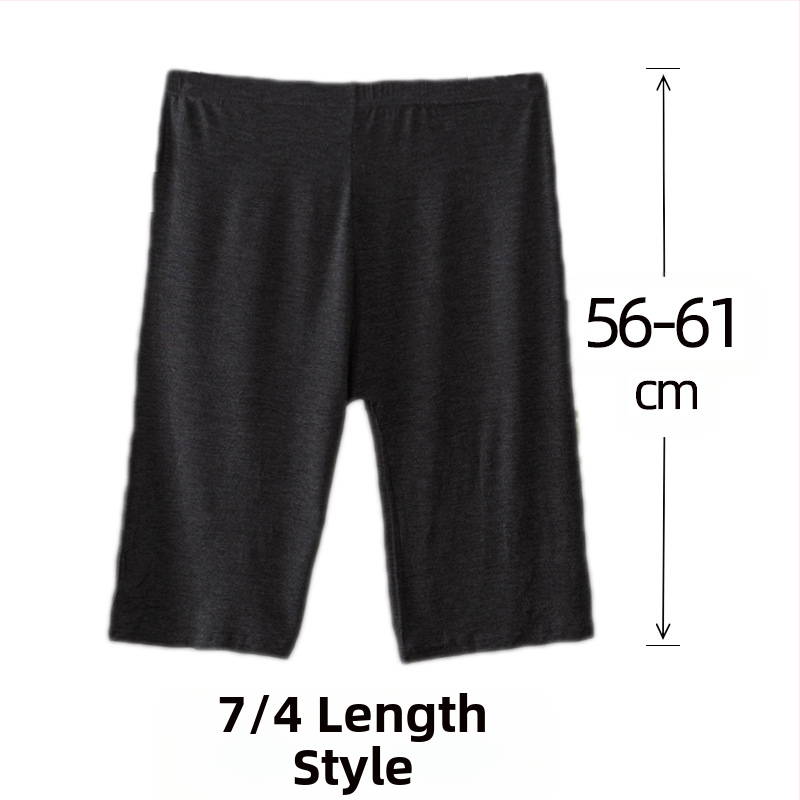 Moteriški viskozės nėriniai saugūs šortai su vidutiniu juosmeniu, medvilnės pamušalas, greitas džiovinimas