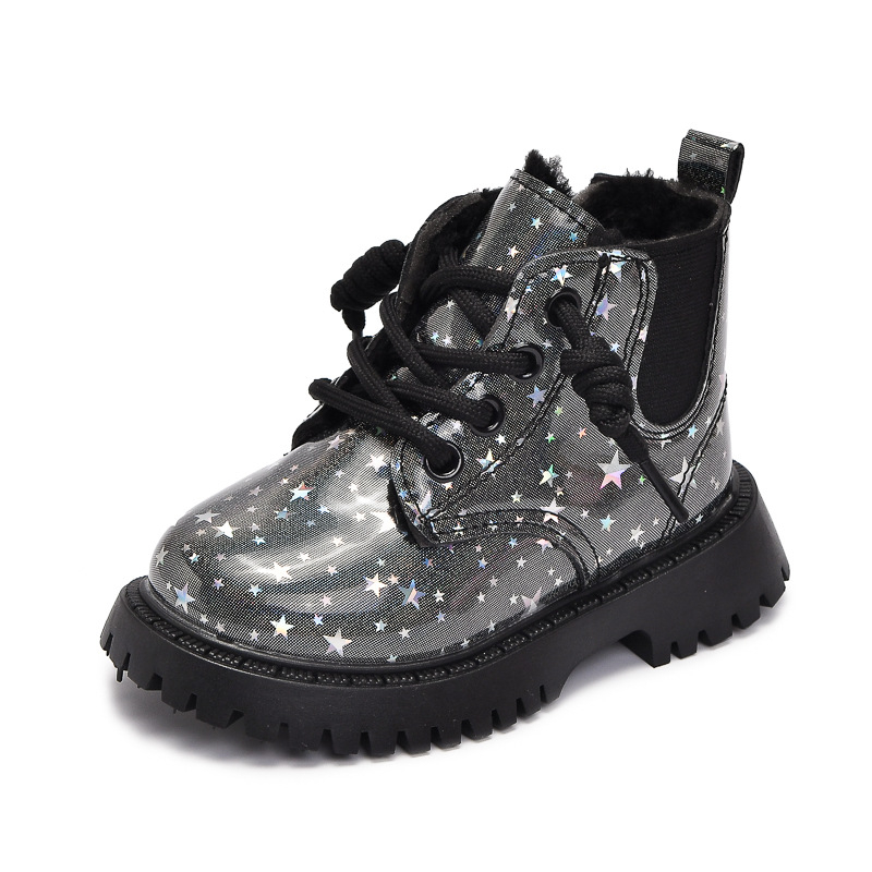 Martin kurpes bērniem, korejiešu stilā, PU augšējā daļa, vecuma diapazons 1-3 un 4-6, NINGQIUPI