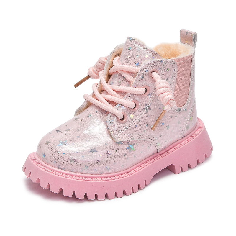 Martin kurpes bērniem, korejiešu stilā, PU augšējā daļa, vecuma diapazons 1-3 un 4-6, NINGQIUPI