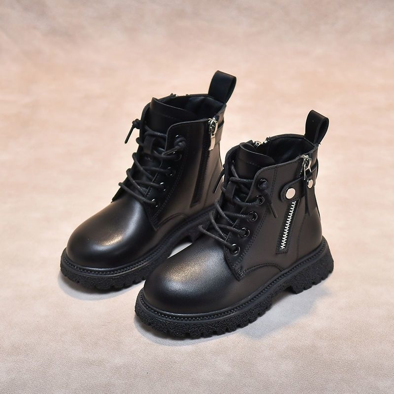 Bērnu Martins snieguma zābaki, ar vilnas odu, silti, augšējā daļa no sintētiskās ādas, rudens–ziema, vecums 1–3 gadi, izcelsme Wenzhou, Zhejiang