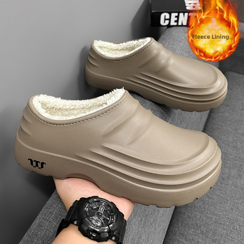 Šefu kurpes un ikdienas lietus zābaki pieaugušajiem – EVA augšdaļa, EVA putu zole, PU zābaki, apaļa purns, zems papēdis 1–3 cm