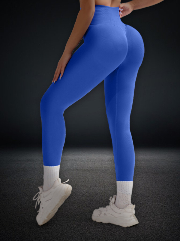 Jogos kelnaitės su aukštu juosmeniu, pilvo kontrole ir sėdmenų pakėlimas, tinkamos bėgimui ir treniruotėms, nylon-spandex mišinio medžiaga