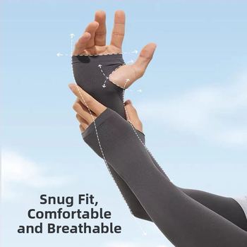 Išorinės saulės apsaugos rankovės vyrams, nailono audinio, tinkamos dviračiams ir vairavimui