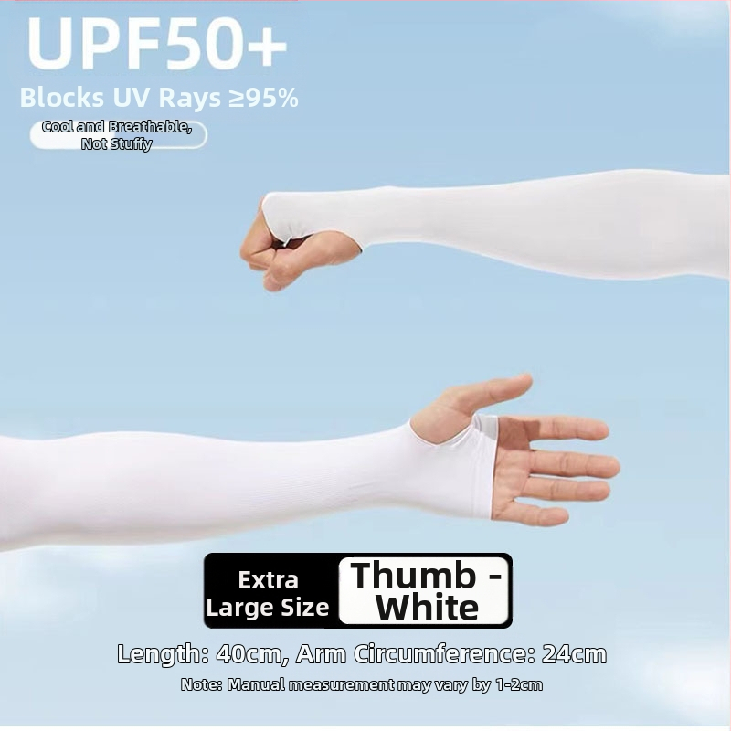 Išorinės saulės apsaugos rankovės vyrams, nailono audinio, tinkamos dviračiams ir vairavimui