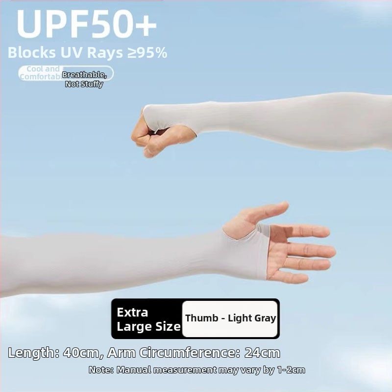 Išorinės saulės apsaugos rankovės vyrams, nailono audinio, tinkamos dviračiams ir vairavimui