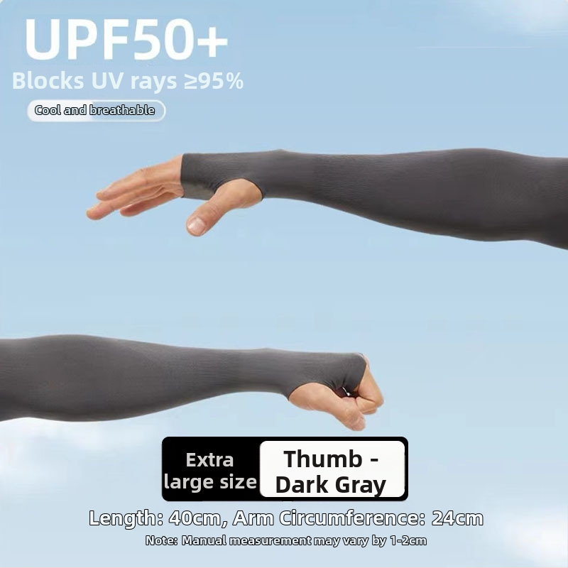 Išorinės saulės apsaugos rankovės vyrams, nailono audinio, tinkamos dviračiams ir vairavimui