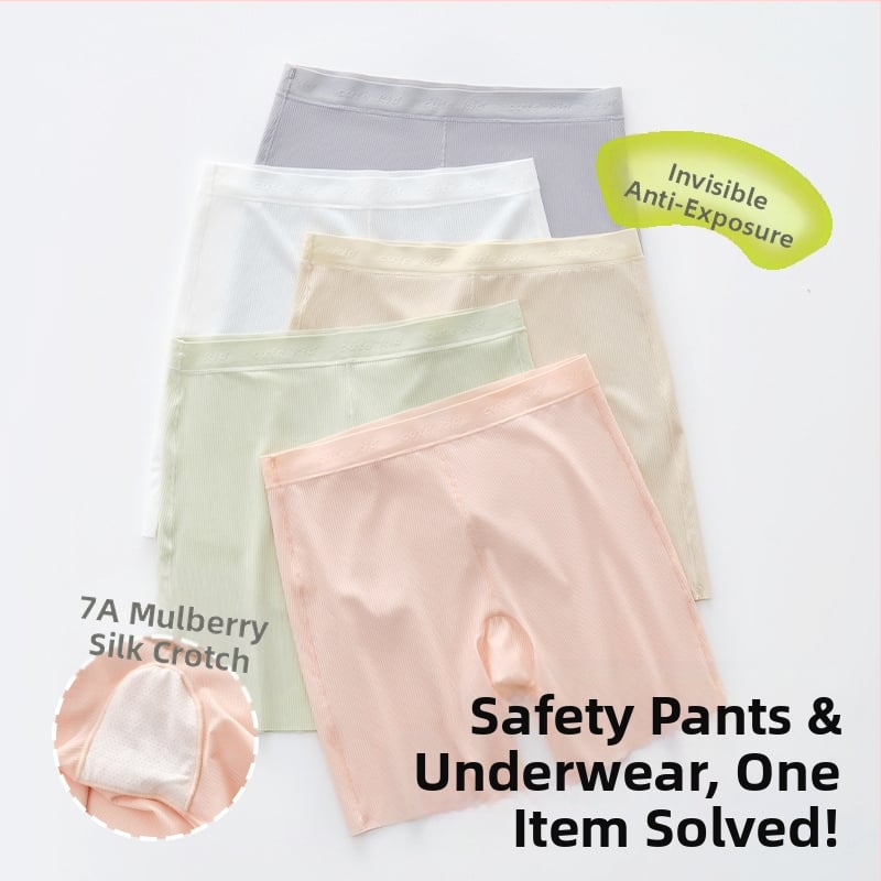 Mergaitėms Class A saugios šortų-kelnaitės, Ice Silk, Nailonas 72%, vaikams nuo 8 metų ir virš 140 cm, vasara 2025