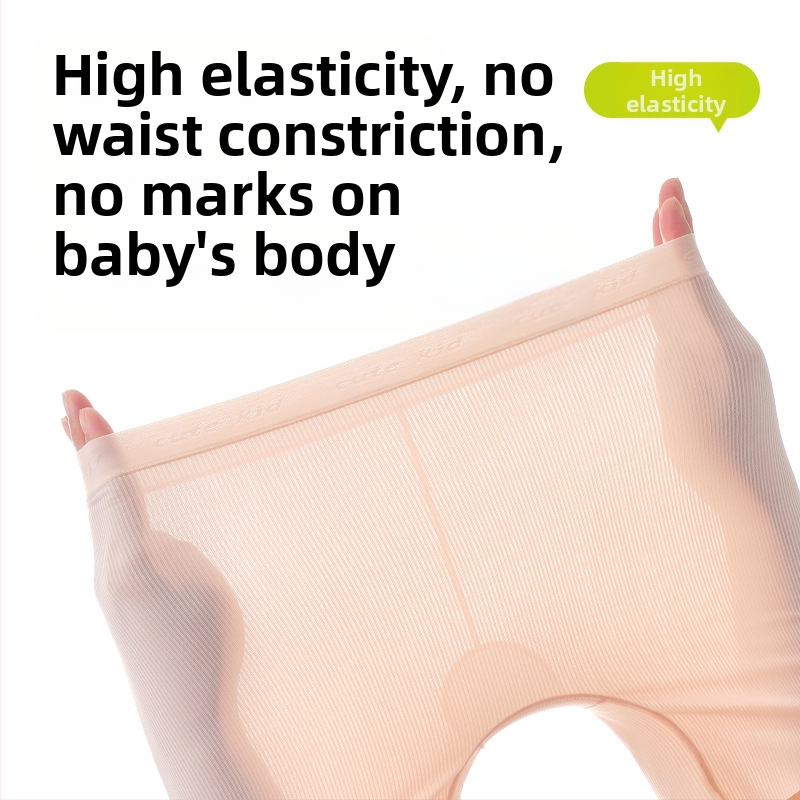 Детски безопасни къси панталони-бельо, Клас А, Ice Silk, Нейлон 72%, за деца над 8 г (над 140 см), Лято 2025