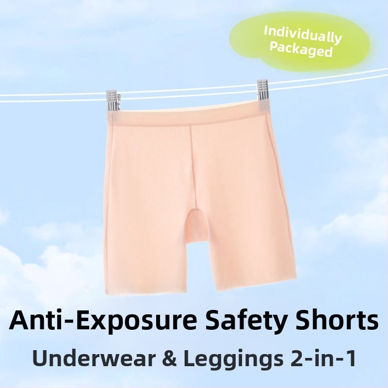 Mergaitėms Class A saugios šortų-kelnaitės, Ice Silk, Nailonas 72%, vaikams nuo 8 metų ir virš 140 cm, vasara 2025