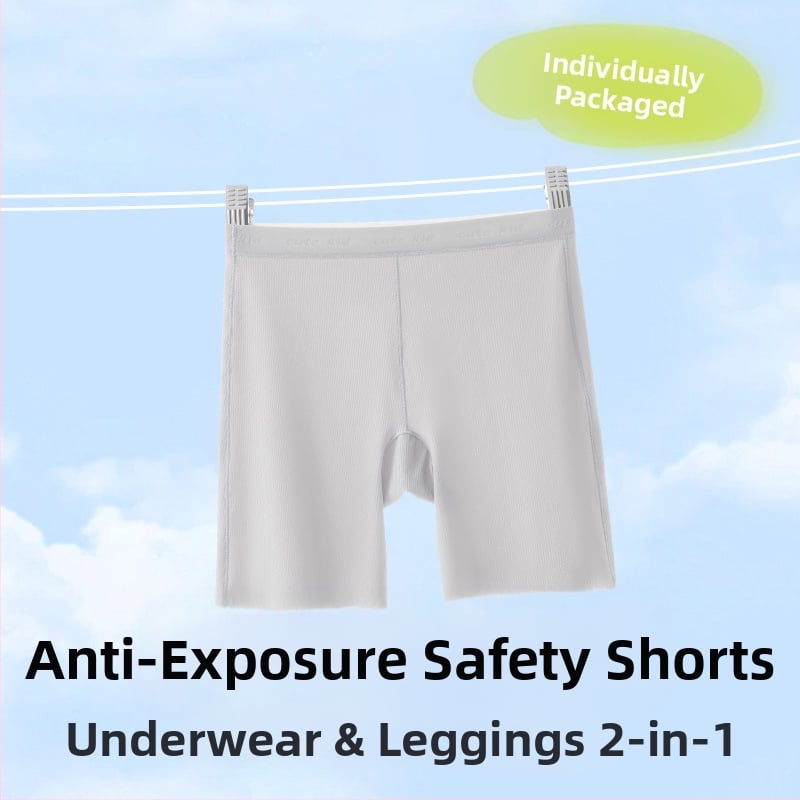 Mergaitėms Class A saugios šortų-kelnaitės, Ice Silk, Nailonas 72%, vaikams nuo 8 metų ir virš 140 cm, vasara 2025