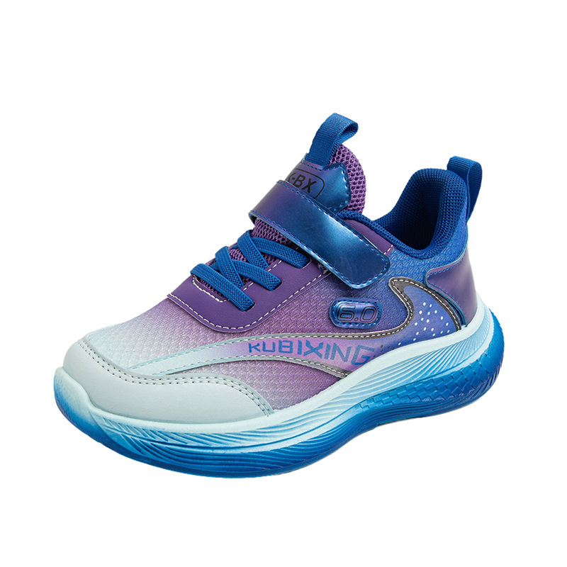 Pantofi sport pentru copii, primăvara 2025, upper din plasă respirabilă, închidere Velcro, pentru copii 4–6 și 7–12 ani