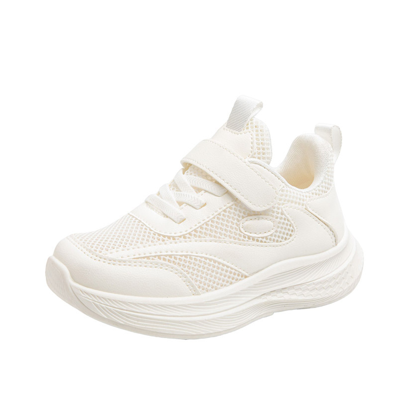 Pantofi sport pentru copii, primăvara 2025, upper din plasă respirabilă, închidere Velcro, pentru copii 4–6 și 7–12 ani
