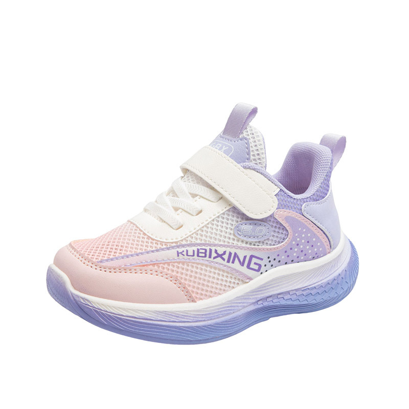 Pantofi sport pentru copii, primăvara 2025, upper din plasă respirabilă, închidere Velcro, pentru copii 4–6 și 7–12 ani